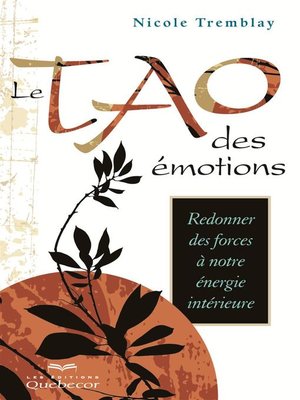 cover image of Le Tao des émotions